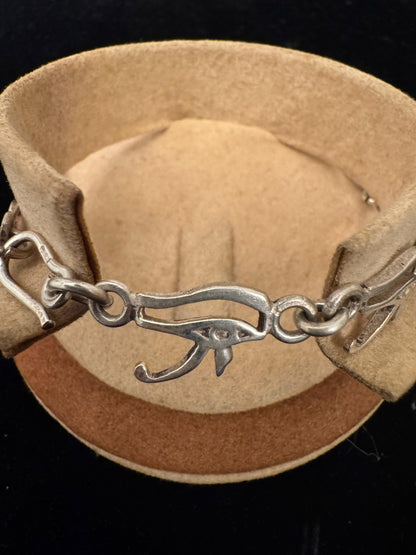 Eye of Horus (925 Silver) Bracelet